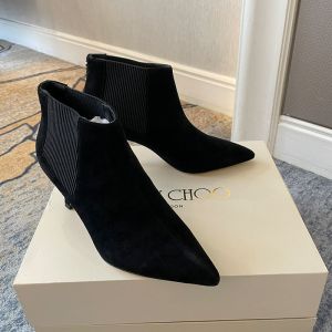 Jimmy Choo Maiara 65 Ankle Boots Suede Black