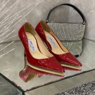 Jimmy Choo Love Pumps Patent Leather Red