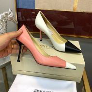 Jimmy Choo Love 85 Pumps Patchwork Leather Pink