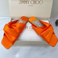 Jimmy Choo Narisa Flats Satin Orange